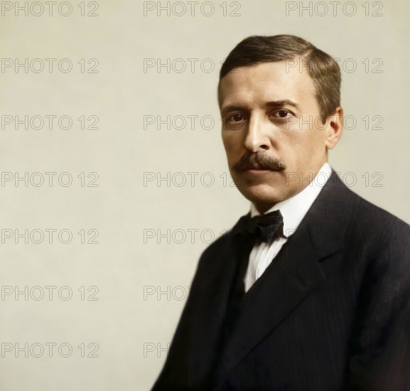 Hugo von Hofmannsthal, 1874-1929, Austrian novelist and poet, digital edited according to a