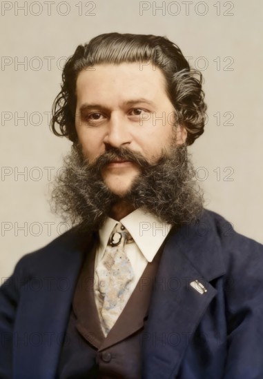 Johann Baptist Strauss II, 1825 – 1899, also known as Johann Strauss Jr, Austrian composer and