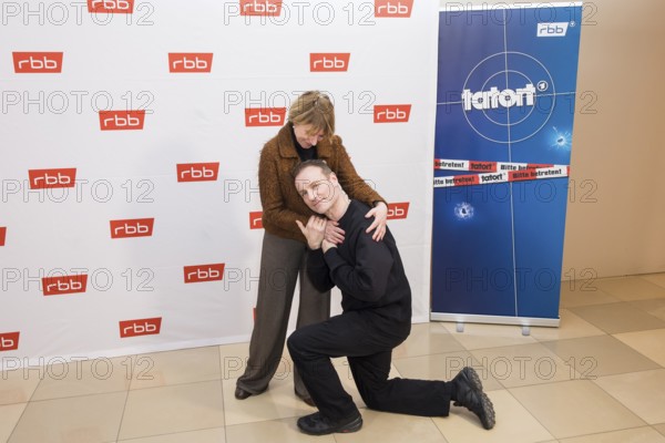 Corinna Harfouch and Mark Waschke at the preview of the crime thriller Tatort: Gefahrengebiet im