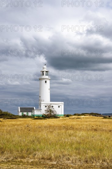 Hurst Point Lighthouse and Hurst Castle, Hurst Spit, Milford on Sea, Lymington, Hampshire, UK