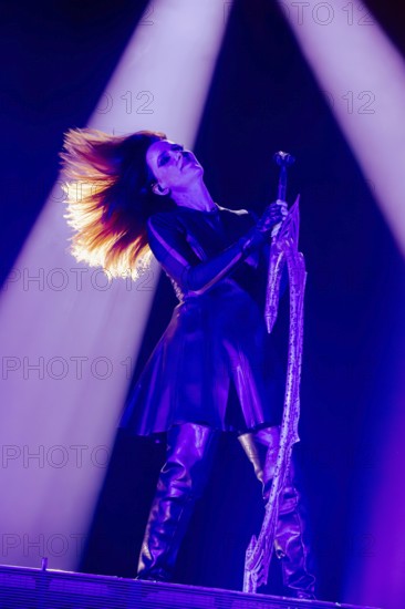 Simone Simons, singer of Epica, live on Arcane Dimensions Tour 2026 at Munich's Zenith on 17.01