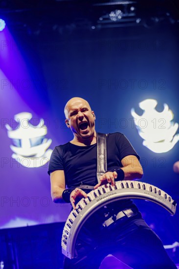 Coen Janssen, keyboardist from Epica, live on Arcane Dimensions Tour 2026 at Munich's Zenith on 17