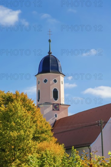 Roman Catholic parish church of St. Martin, baroque hall church from 1717—19, design by Franz Beer,