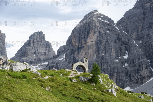 Cappella Ai Brentei Chapel Memorial for injured mountaineers at the Rifugio Ai Brentei mountain
