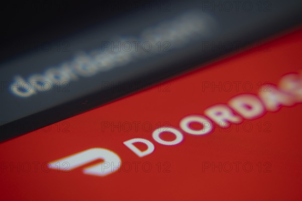 Dhaka, Bangladesh- 02 Dec 2025: A Close-up of a laptop screen is displaying the DoorDash web