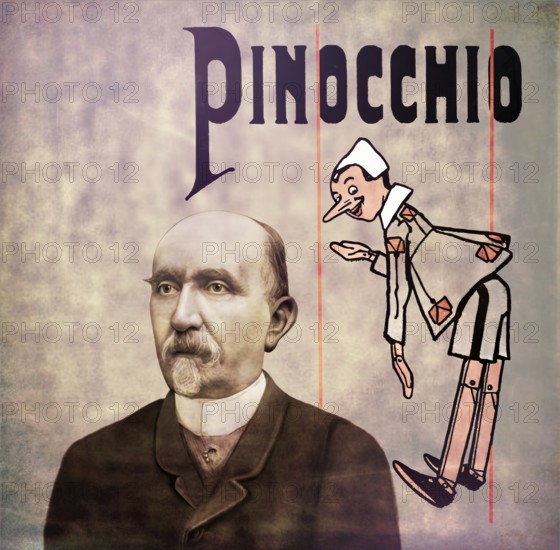 Carlo Lorenzini, 1826 – 1890, better known by the pen name Carlo Collodi, Italian author,
