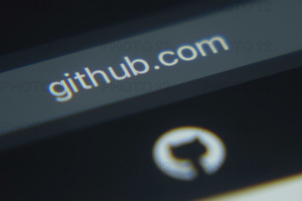 Dhaka, Bangladesh- 02 Dec 2025: A Close-up of a laptop screen is displaying the GitHub web