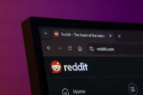 Dhaka, Bangladesh- 02 June 2025: Close-up of a computer screen displaying the Reddit web interface