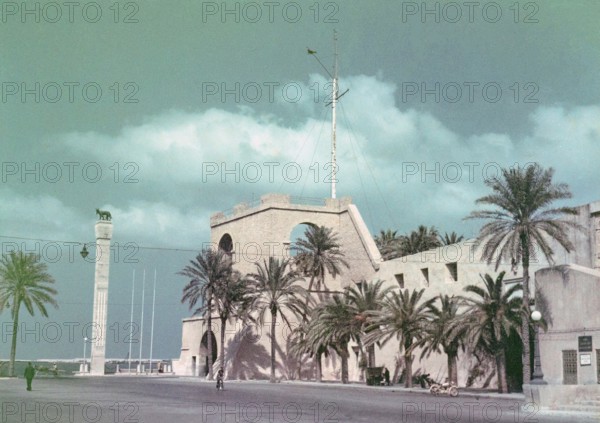 Capitoline wolf monument, Green Square or Martyrs Square, Assai al-Hamra or Red Castle, Tripoli,