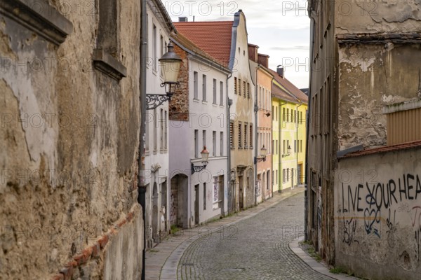 The old town of Zittau, Upper Lusatia, Saxony, Germany