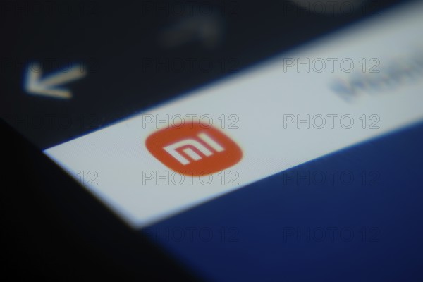 Dhaka, Bangladesh- 02 Dec 2025: A Close-up of a laptop screen is displaying the Xiaomi web