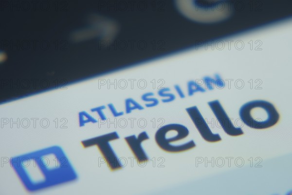 Dhaka, Bangladesh- 02 Dec 2025: A Close-up of a laptop screen is displaying the Trello web