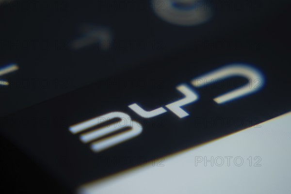 Dhaka, Bangladesh- 02 Dec 2025: A Close-up of a laptop screen is displaying the BYD web interface