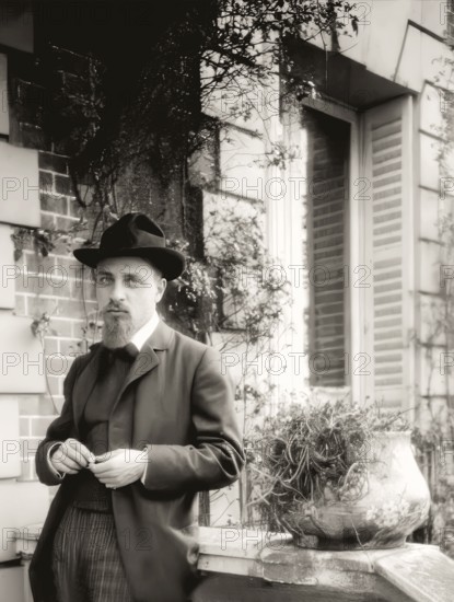 Portrait of Rainer Maria Rilke, 1875 – 1926, Austrian poet and novelist, based on a photograph by