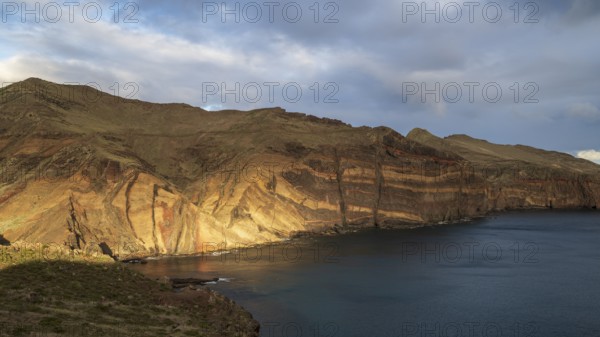 Sunset, volcanic peninsula, Ponta de São Lourenço, Ponta de Sao Lourenco, rocky coast, Punta de San