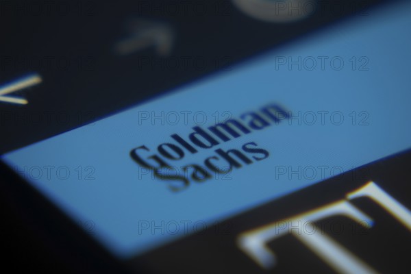 Dhaka, Bangladesh- 02 Dec 2025: A Close-up of a laptop screen is displaying the Goldman Sachs web