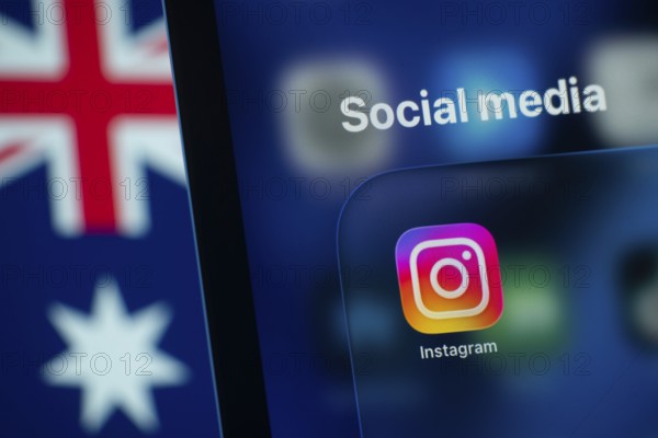 Dhaka, Bangladesh- 01 Dec 2025: A smartphone screen displays the Instagram app with an Australian
