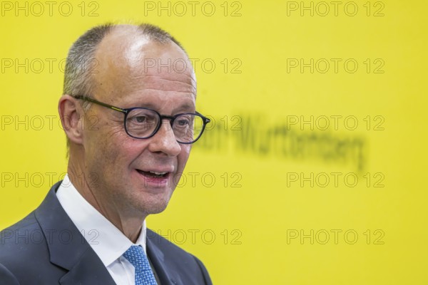 Federal Chancellor Friedrich Merz (CDU) . portrait. Annual event on the BW Automotive Industry
