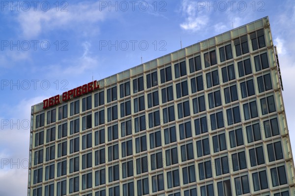Verlagshaus Der Spiegel, logo, Spiegelgebäude, Hafencity, Free and Hanseatic City of Hamburg,