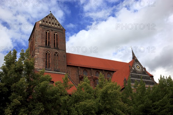 St. Nicholas Church, important building of North German brick Gothic and part of the UNESCO World