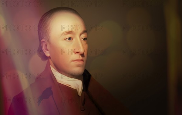 Portrait of James Hutton, 1726 – 1797, Scottish geologist, agriculturalist, chemical manufacturer,