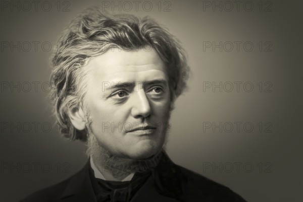 Portrait of Georg Balthazar von Neumayer, Ritter von Neumayer, 1826 – 1909, German polar explorer,