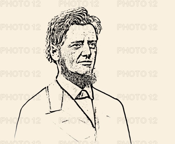 Portrait of Georg Balthazar von Neumayer, Ritter von Neumayer, 1826 – 1909, German polar explorer,
