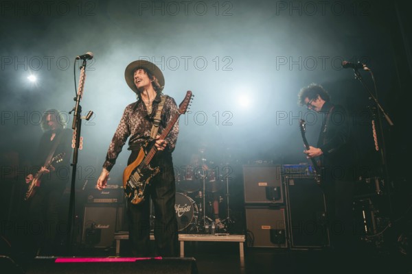 Singer Justin Hawkins from The Darkness live on Dreams On Toast Tour at Metropol Berlin on 10