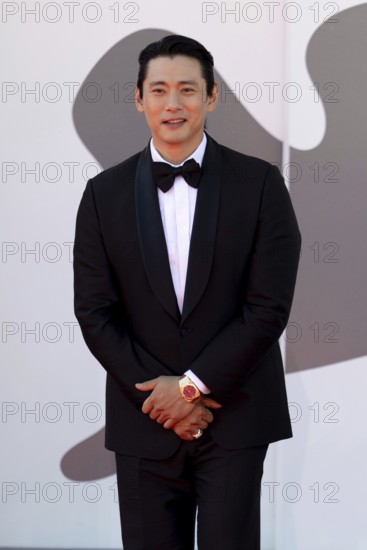Venice, Italy - 3 September 2025: Teo Yoo during the red carpet of - The Voice Of Hind Rajab -