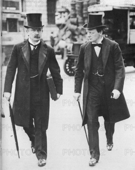 Winston Churchill, important statesman, particularly during the Second World War. Prime Minister,