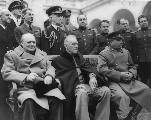 Winston Churchill, important statesman, especially during the Second World War. Prime Minister,