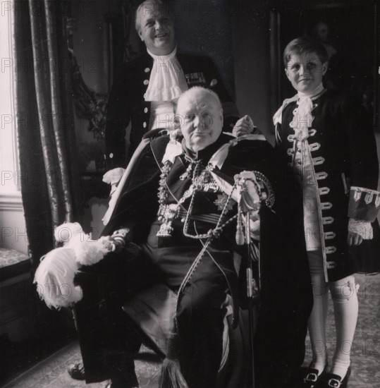 Winston Churchill, important statesman, particularly during the Second World War. Prime Minister,