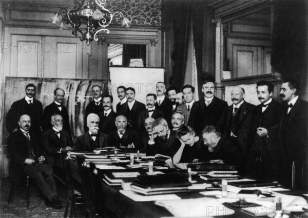 The first Solvay conference of 1911 brought together the world's top experimental and theoretical