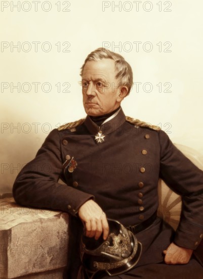 Helmuth Karl Bernhard Graf von Moltke, 1800-1891, Prussian Field Marshal in the Franco-Prussian War
