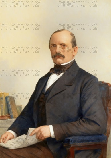 Otto Eduard Leopold von Bismarck-Schoenhausen, Prince of Bismarck, 1815-1898, Prime Minister of
