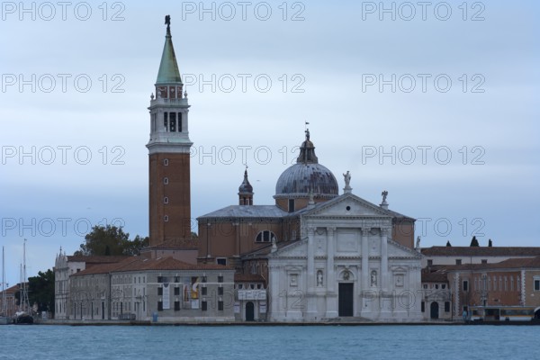 View of the church of San Giorgio Maggiore on the island of S.Giorgio Maggiore, Venice, Veneto,