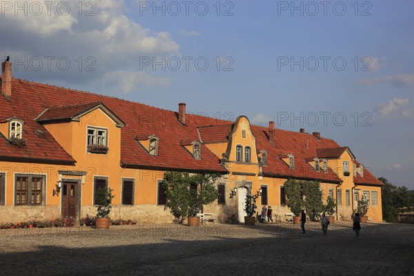 Courtyard, Heidecksburg Castle, the former residence of the princes of Schwarzburg-Rudolstadt,