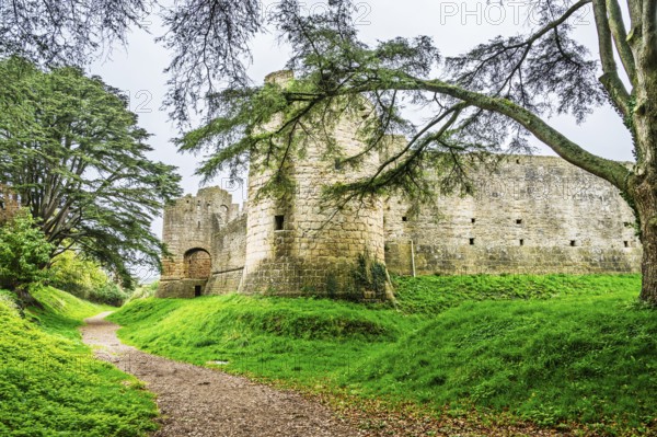 Caldicot Castle, Caldicot, Monmouthshire, Wales, UK