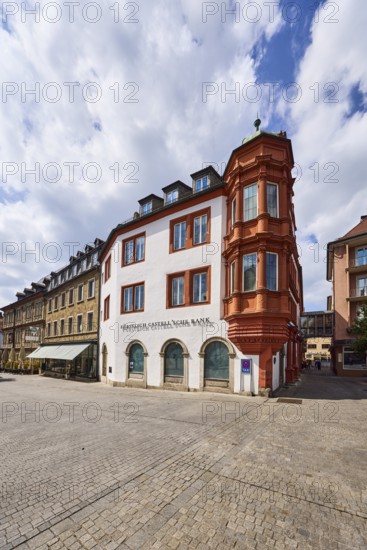 Fürstlich Castellsche Bank, Credit-Casse AG, residential and commercial building, historic