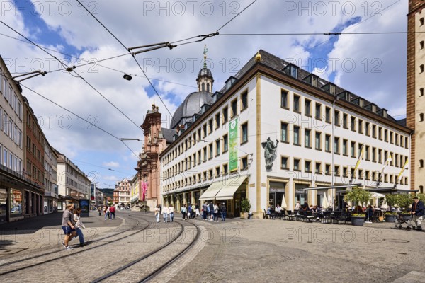 Kilianshaus commercial building, Christ jewelers and watchmakers, Bassanese Cafe am Dom, general