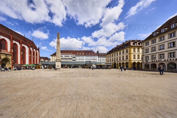 Obelisk fountain, fountain, obelisk, shell limestone, architect Andreas Gärtner, chapel, city