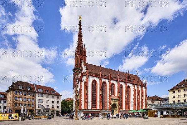 Marienkapelle, chapel, Gothic style, maypole, pedestrian zone, city center, general architecture,