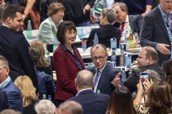 38th Federal Party Congress of the CDU of Germany in Stuttgart. Reelection of party leader