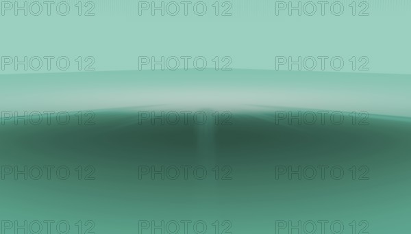 This 3D rendered image features a soft transition from light to dark green hues, creating a