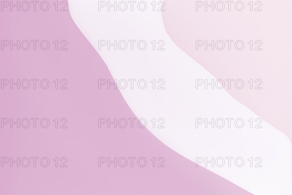 A minimalist abstract background featuring soft acrylic paint pink and white hues with flowing