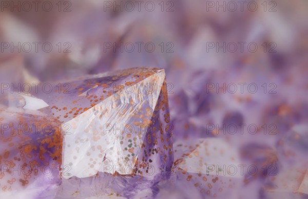 Extreme macro photograph of an amethyst crystal, from the Purple Haze mine near Thunder Bay,