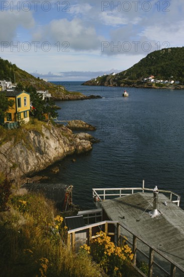 This picturesque image captures the rugged charm of Signal Hill in St. John's, Newfoundland &