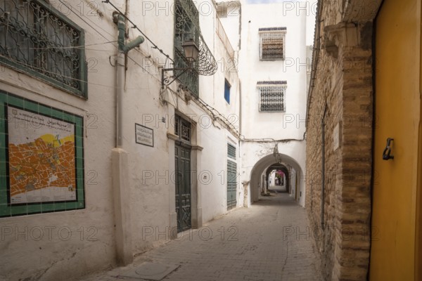 The street and childhood home of Ibn Khaldun, Arab Muslim sociologist and philosopher born in the