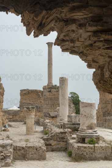 The archeaological ruins of Thermes d'Antonin, the thermal baths of Antoninus, the largest Roman
