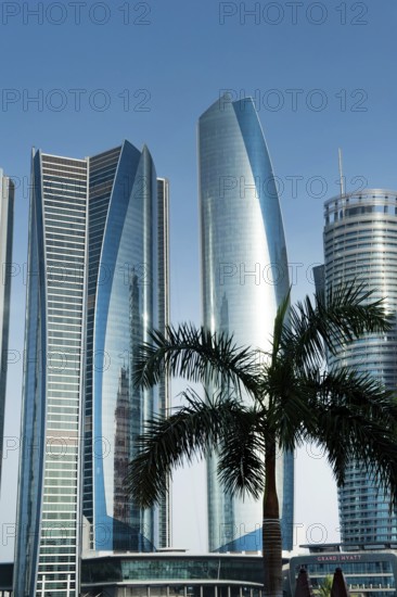 Abu Dhabi, United Arab Emirates. June 23rd 2019 Iconic landmark corporate and business office
